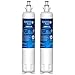 Waterdrop Plus Refrigerator Water Filter, Compatible with GE RPWF(Not RPWFE), Reduces Lead, Chlorine, Cyst, Benzene and More, NSF 401&53&42 Certified, Pack of 2