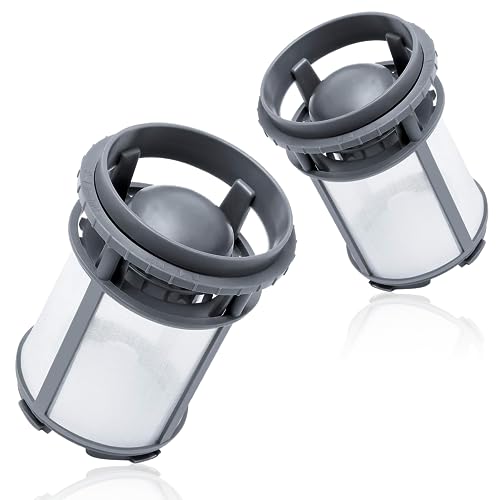 Funmit W10872845 Dishwasher Pump Filter Cup (2 Pack) Replacement for Whirlpool Kenmore Amana Kitcheniad Dishwasher Replaces 8579307 AP6030094 W10056425 W10056426 (2025 Update)