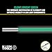 Klein Tools 50051 Hi-Flex Glow Fish Rod with Splinter Guard Coating, 5/32-Inch Fiberglass Fish Rod, Bullet Nose and Hook Attachments, 5-Foot