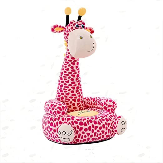 ALISSA Kids Sofa Giraffe Sofa Chair Baby Sofa Seat Kids Armchair Animal Design Giraffe Lazy Sofa Toddler (Pink)
