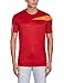 adidas Response tee - Camiseta para Hombre, Color Rojo/Naranja/Plata, Talla XL