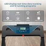 Treadmill with Handles, 2025 Upgraded Small Treadmills Home, Portable Electric Treadmills for Home 300 lbs Capacity,Walking Pad Treadmill,Lightweight Folding Foldable Walking Pad with LED Display - Image 2