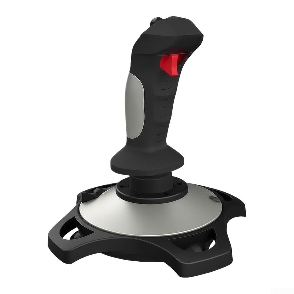 Joystick del simulatore di volo per il controller di gioco dell'ABS del PC | Esperienza immersiva sim di volo, manovre realistiche, meccanismi di controllo precisi, durata ABS, compatibile con PC