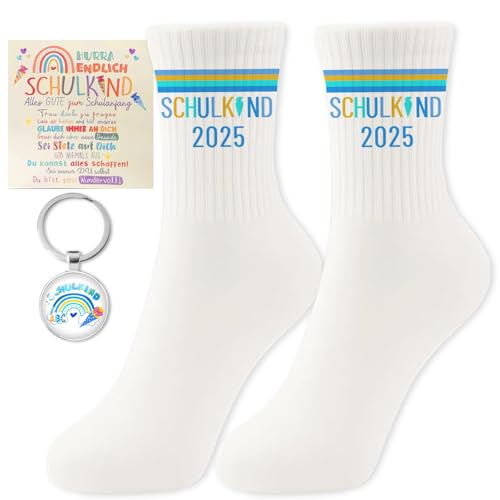 Scinzene Einschulung Geschenk - Baumwolle Schulkind Socken*1...