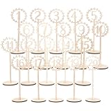 Numéros de table pour mariage : un design simple qui donne un nouveau look à votre table. ces numéros de table en bois sont parfaits pour votre réception