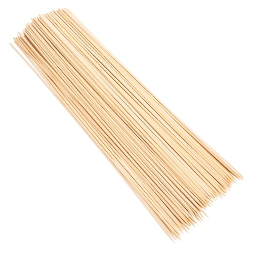 TOBBOMEY 2confezioni Spiedini Di Bambù Bastoncini Usa e Getta Per Barbecue Stuzzicadenti Di Bambù Per Carne Per Pesce Frutti Di Mare Verdure e Grigliate All Aperto