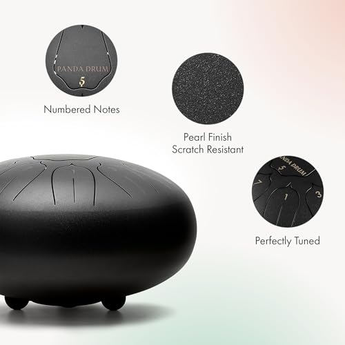 Set Pro & Plus (Negro) | Steel Tongue Drums 432 Hz miniatura 4