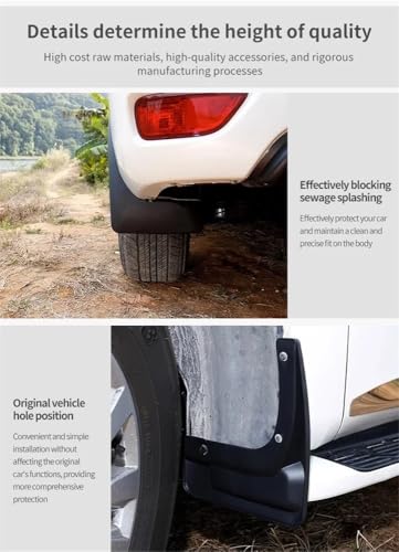 Guardabarros para coche compatible con VW Tiguan L 2019 a 2024 5