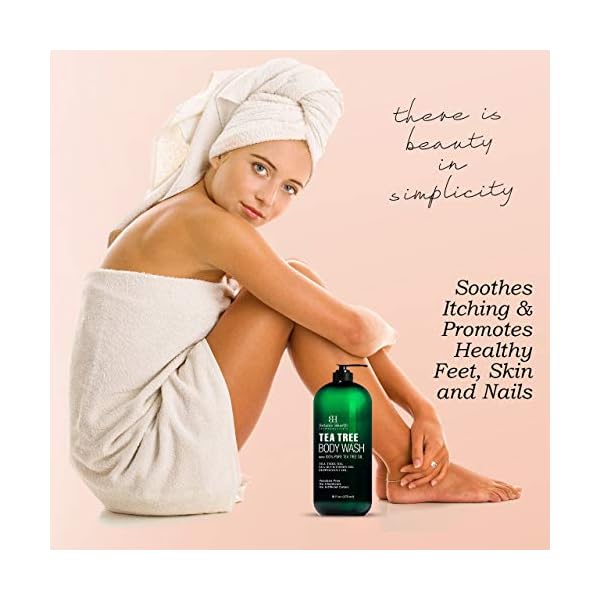 BOTANIC-HEARTH-Tea-Tree-Body-Wash-Helps-with-Nails-Athletes-Foot-Ringworms-Jock-Itch-Acne-Eczema-Body-Odor-Soothes-Itching-Promotes-Healthy-Skin-and-Feet-Naturally-Scented-16-fl-oz Botanic Hearth Tea Tree Body Wash, Helps with Nails, Athletes Foot, Ringworms, Jock Itch, Acne, Eczema & Odor, Soothes Itching Promotes Healthy Skin and Feet, Naturally Scented, 16 fl oz