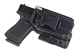Fierce Defender IWB Kydex Holster Glock 19 23 32 w/APLc The Paladin Series -Made in USA- GEN 5 Compatible (Carbon Fiber)