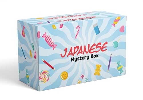 34 Japanese Mystery Box Items – Authentic Japan Stationery & Stikers, Unique Japanese Snacks &...