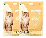Weego Cat Litter Soft Tofu 18L (2 Unit Pack)
