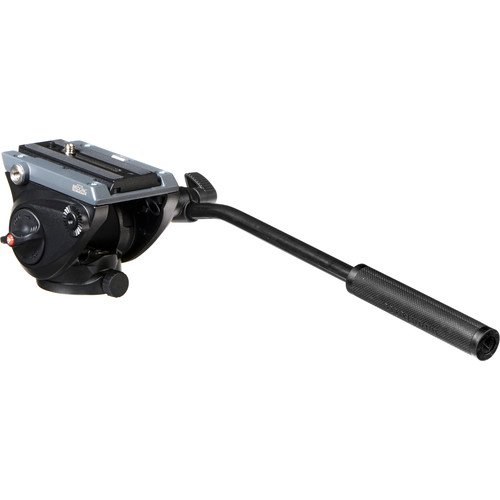 Amazon | Manfrotto MVH500AH 軽量 流体 ビデオヘッド フラットベース