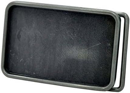 Buckle Rage Rectangle Blank Custom Belt Buckle Small Black