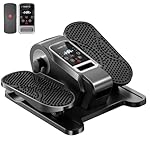 Under Desk Elliptical Machine, Electric Leg Exerciser as Seen on Tv for Seniors, Quiet Portable Seated Pedal Exerciser with Remote Control, 12 Speeds, Auto & HR Mode for Home Office