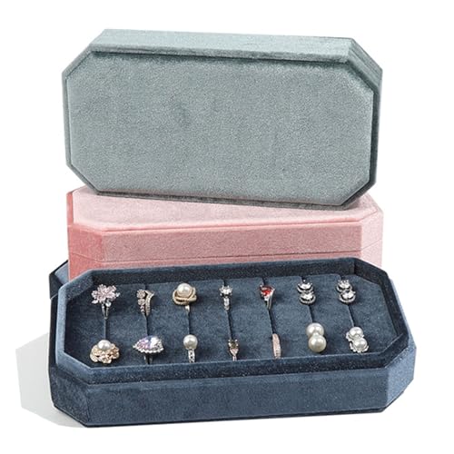 Boîte à bijoux multifonctionnelle en flanelle : cadeau idéal - 7
