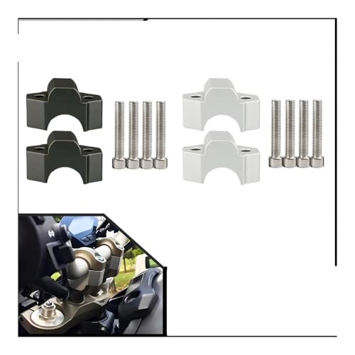 Elevador de manillar para MT-09 y FZ-09 2013-2020 abrazadera de aluminio 2