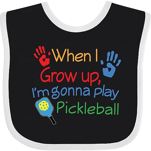 inktastic Future Pickleball Player Baby Bib