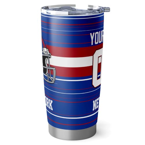 Image of New York Tumbler 20oz Travel Mug Gifts Custom Name Number