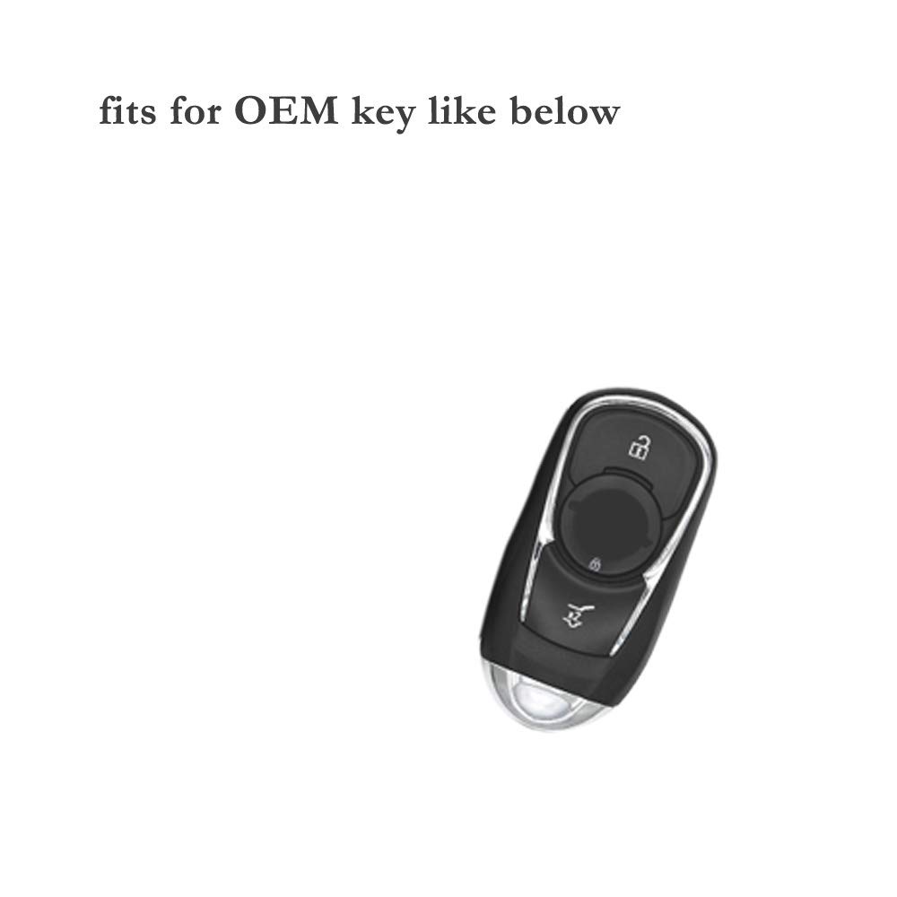 BROVACS Silicone Cover Protector Case Holder Skin Jacket Compatible with OPEL Astra K VAUXHALL Insignia 3 Button Smart Remote Key Fob CV9623 Orange - Image 4