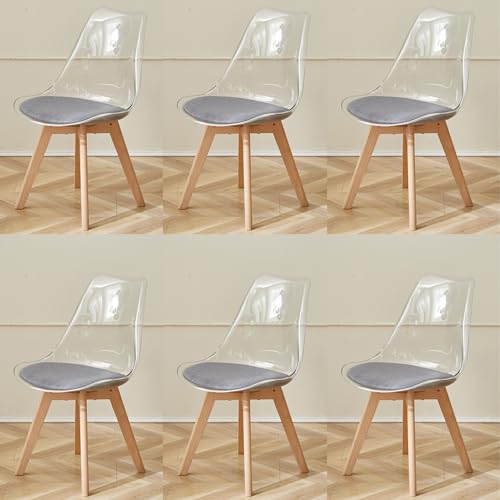 Sillas Cocina Pack 6 de Madera Marca GrandCA HOME