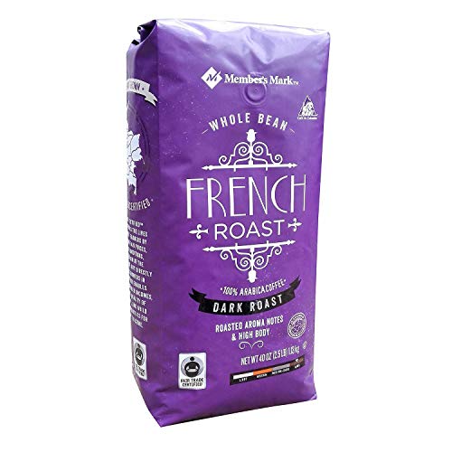 Member's Mark French Roast Café en Grano 40 oz Pack 4 miniatura 2
