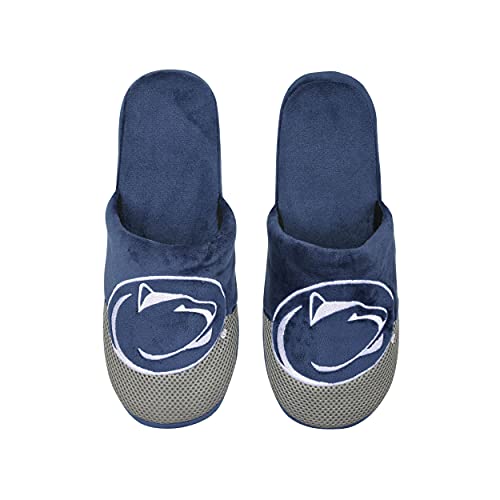 Image of FOCO Oklahoma Sooners NCAA Mens Team Logo Staycation Slippers