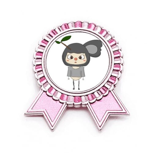 Broche Koala Métal pour Customiser un Vêtement Fade | Médaille Rose M