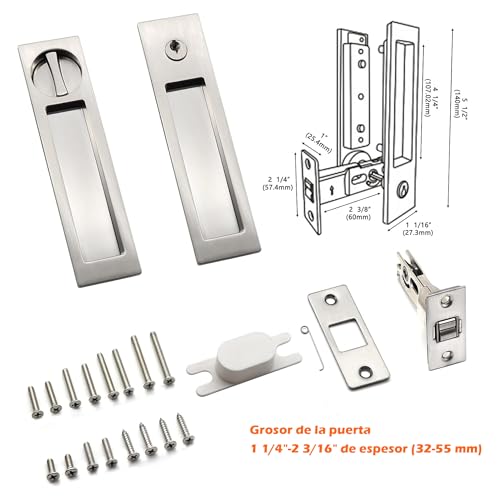 Cerradura para puerta corrediza de madera 5 Imagen adicional