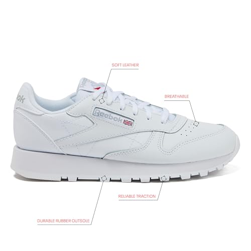 Image of Reebok Classic Leather Girls & Boys Shoes for Kids, Toddler, Little Kid or Big Kid Sneakers