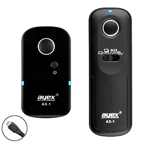 Disparador remoto ayex AX-1 inalámbrico con disparo en serie para GFX 50S