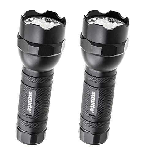 Sunlite lampe de poche 3 modes stroboscopique et éclairage vert tactique