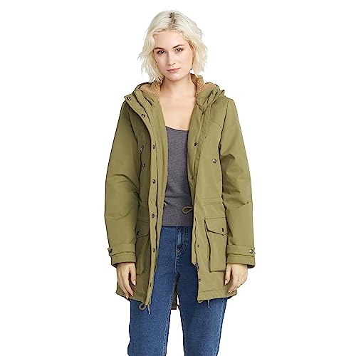 Volcom Women's Walk on by Parka Heavyweight Jacket2
