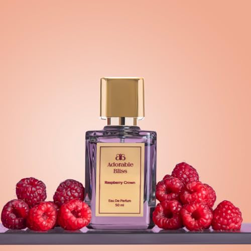 Image of Raspberry Crown Eau De Parfum 50ML | Unisex Fragrance with Lush Raspberry & Warm Vanilla Notes | Long-Lasting | Luxury Gift for Him & Her | Ideal for Everyday, Casual Dates & Parties
