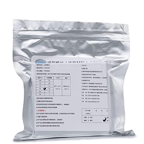 MrHugoo Plastic Splint Thermoforming Material Sheets for Vacuum Forming Machine Soft Hard 5''x5' 1.0/1.5/2.0mm/3.0mm (20, 1.00mm Hard)