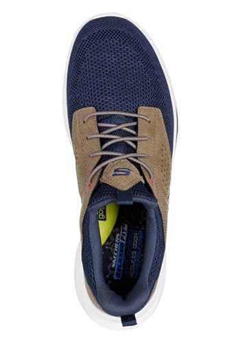 Image of Skechers Men's Streetwear Slade - Breyer Knitted Mesh Bungee Lace W /Quarter Cage Slip On