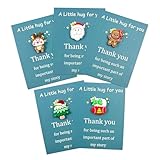 Pocket Weihnachten, Kleine Hug Pocket Weihnachtskarten, 5 Herzerwärmende Weihnachtskarten mit Festlichem Design für Festliche Grüße an Familie, Freunde und Kollegen zur Weihnachtszeit