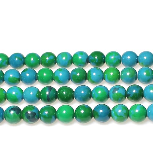 MJDCB Round Stone Beads 10mm Phoenix Stone Loose Gemstone Beads for Jewelry Making Bracelet Necklace 35pcs - Image 4