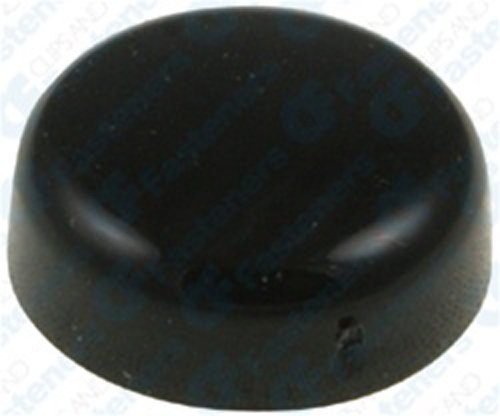 50 Pop-On Screw Cover - Black #8 by Clipsandfasteners Inc