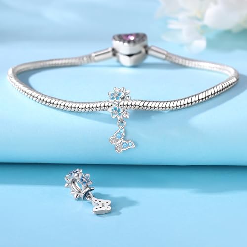 Image of ARTCHARM 925 Sterling Silver Stopper Beads Spacers Charms fits European DIY Bracelet, Personalized Gifts for Mothers Day /Birthday /Christmas