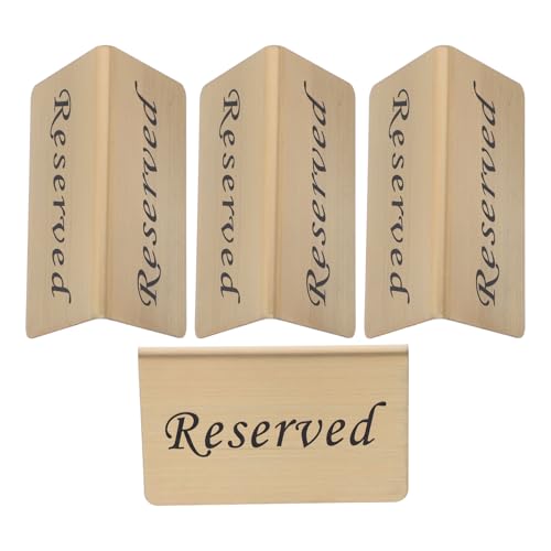 Holibanna Letreros De Mesa Reservados Para Restaurantes y Eventos Carteles De Asientos Reservados Para Bodas y Fiestas De Señales De Mesa De Reserva