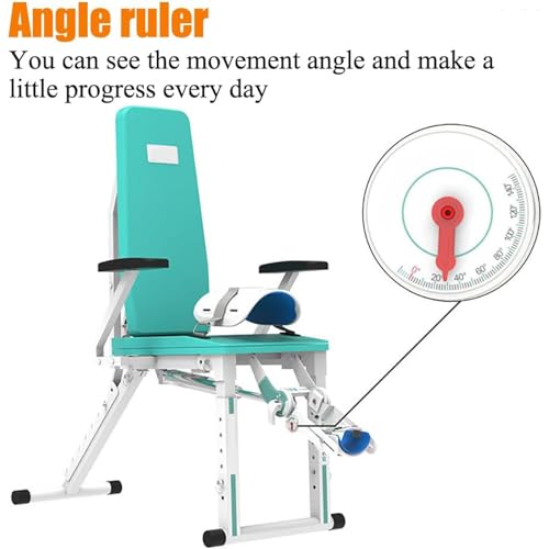 Image of Electric Knee Joint Rehabilitation Training Device, Lower Limb Postoperative Stretch Rehabilitation Training Device with Adjustable Backrest, -10 to 150 Angle Adjustment