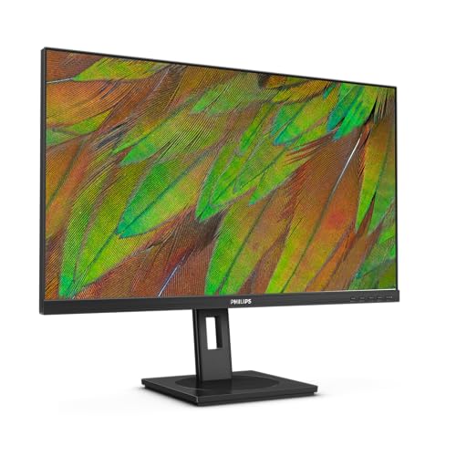 Philips 27B1N3800 - Monitor Ultra HD de 27 Pulgadas, Ajustable en Altura, Altavoces, Adaptive Sync (3840x2160, 60 Hz, 2X HDMI 2.0, 1x DisplayPort 1.4, USB Hub) Negro