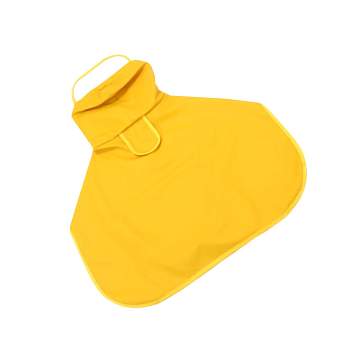 Totority 1Pc Dog Raincoat for Dogs Durable PU Pet Rainwear with Hidden Leash Opening Stylish Design for Against Rain and Cold Weather