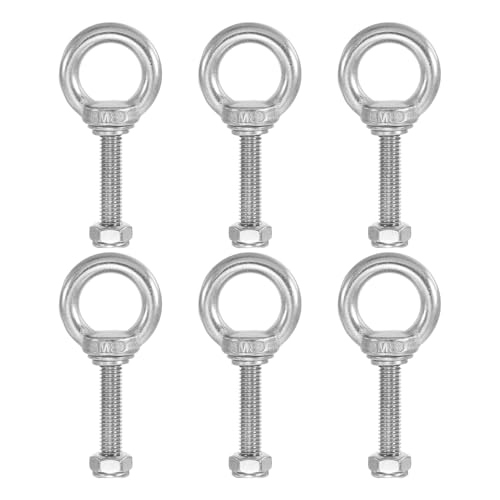 PATIKIL AC{g M8 {g ˂40mm 304XeX|OlW Zp˂ ibg KXPbg bV[t ݂艺Œ`F[ C[[vp 6Zbg