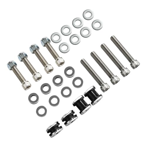 Kit de herrajes de fijación para alforjas duras Green-L compatible con Harley Softail Fat Boy FLSTF Deluxe FLSTN 2008-2017 miniatura 1