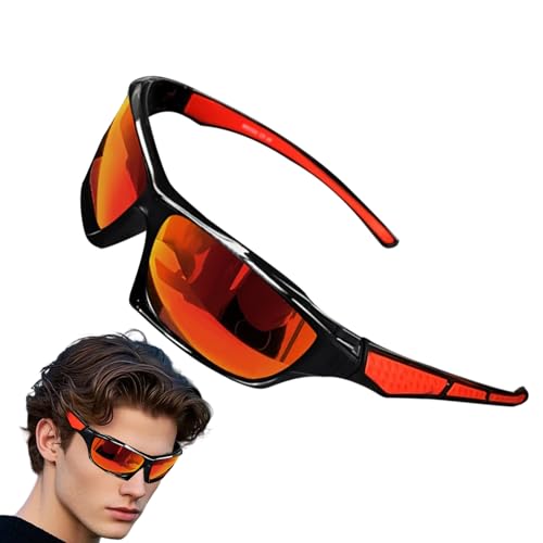 Mens Sun Sunglasses - Protective Sunnies, Polarized Sport Sunglasses for Men and Women, Lightweight Sun Glasses with UV