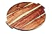 Artesà Lazy Susan Plato Giratorio de Madera, Bandeja Giratoria Grande para Servir Sushi y Aperitivos, Tabla de Pizza Ideal para Cenas, Comidas Familiares y Eventos, 39 x 35 cm - Madera Natural
