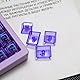 114 Tasten Transparente Tastenkappen PC Cherry Profil Tastenkappen Set Fit für 60% 65% 75% Cherry Mx Schalter Mechanische Tastatur