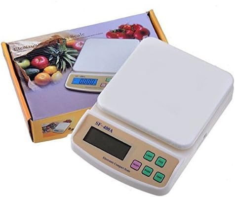 Advanced Electronic Kitchen Digital Weighing Scale Upto 10Kg with Support for AC Adaptor and Counting Feature